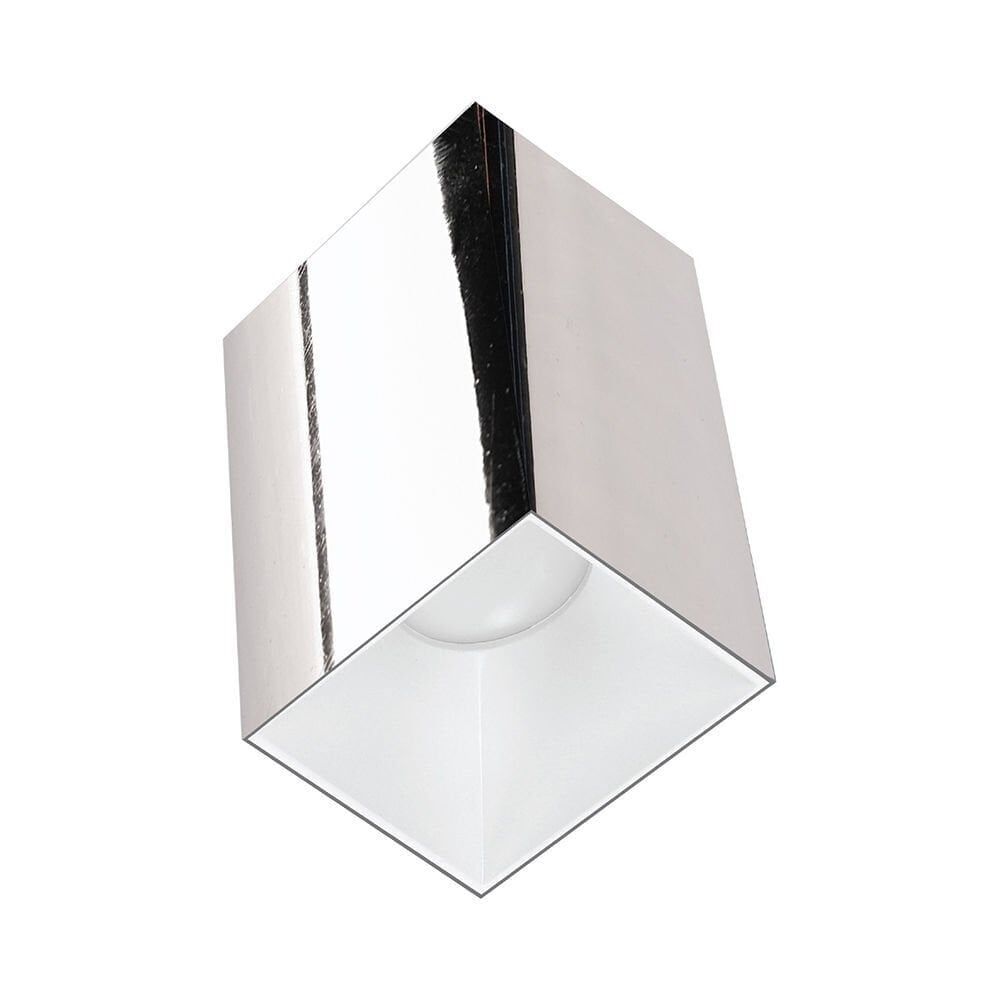 ACK AH12-07505 Krom Kasa - Beyaz Sıva Üstü Dekoratif Armatür
