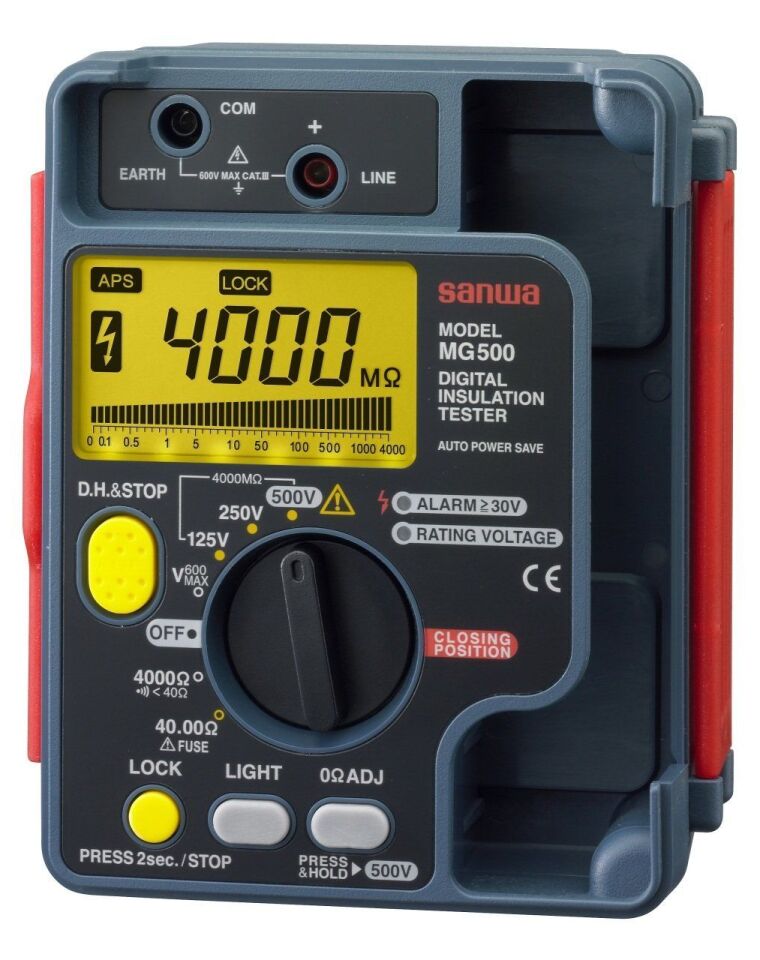 Sanwa MG500 125/250/500 İzolasyon Megeri