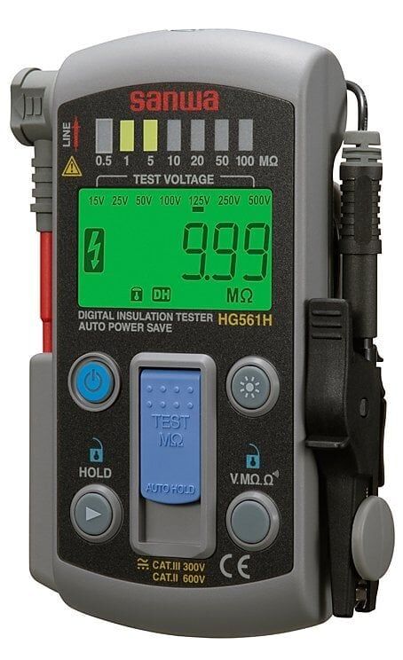 Sanwa HG561H 15/25/50/100/125/250/500 İzolasyon Megeri