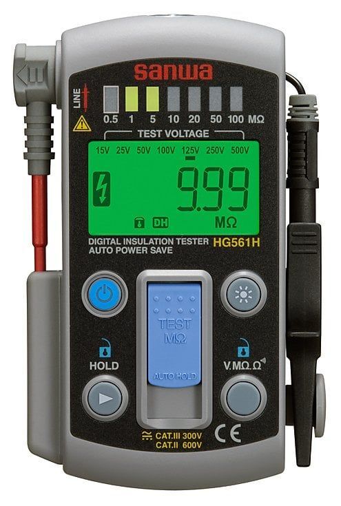 Sanwa HG561H 15/25/50/100/125/250/500 İzolasyon Megeri