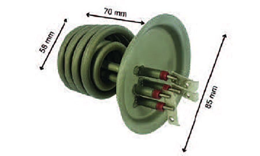 SRC Rezistans CR 110 105 Kısa Mutfak Şofben Rez. 220 V 5500 Watt (6.5 Ø-Cr-Ni)
