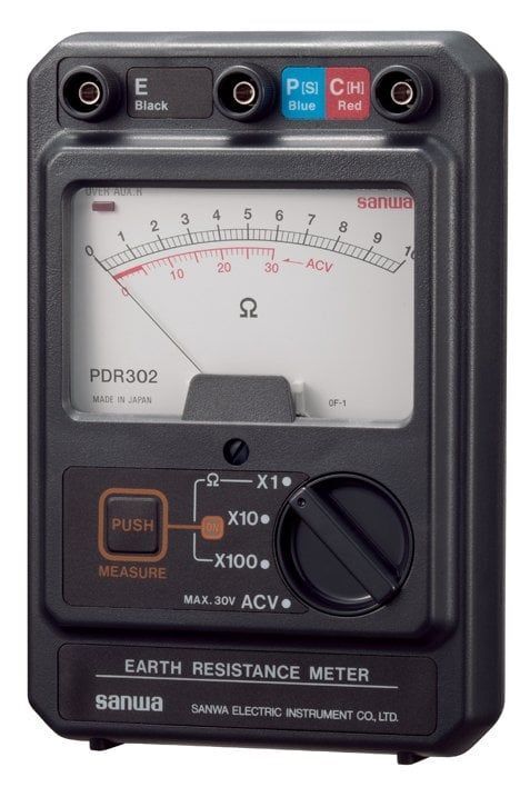 Sanwa PDR302 Analog Toprak Megeri