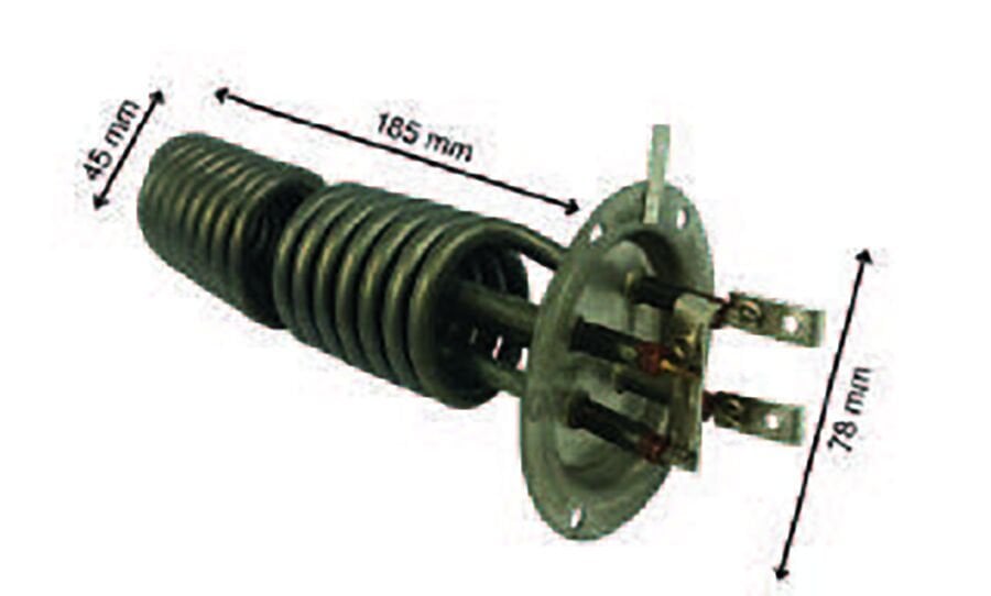 SRC Rezistans CR 110 106 Veito Banyo Şofben Rez. 220 V 7000 Watt (6.5 Ø-Cr-Ni)