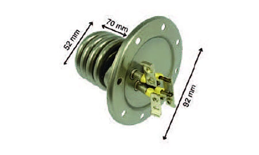 SRC Rezistans CR 110 107 Delikli Kısa Mutfak Rezistansı 220 V 5500 Watt (6.5 Ø-Cr-Ni)