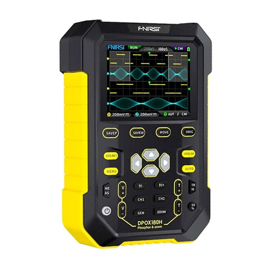 Fnirsi DPOX180H 2 Kanal 180MHz El Tipi Fosfor Dijital Osiloskop ve Sinyal Jeneratörü