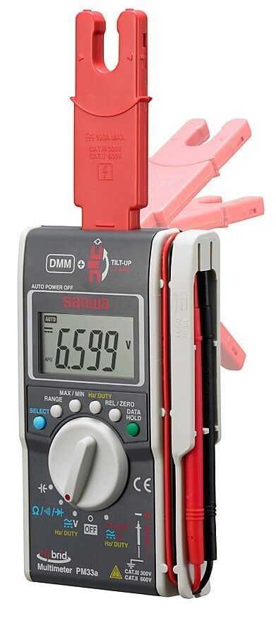 Sanwa PM33A Cep Boy Hibrit Dijital Multimetre + Pens Metre