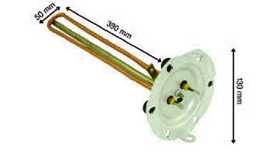 SRC Rezistans CR 110 242 Bakır Arçelik Titanyum Termosifon (6 Delikli) 220 V 2000 Watt