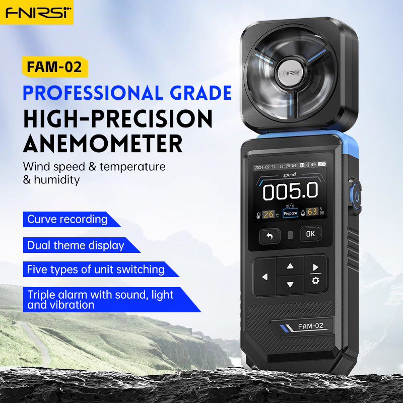 FNIRSI FAM-02 Anemometre (Rüzgar Hızı Ölçer)