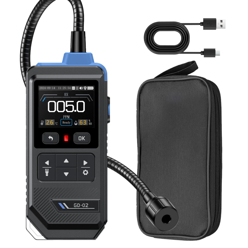 FNIRSI GD-02 Taşınabilir Yanıcı Gaz Dedektörü