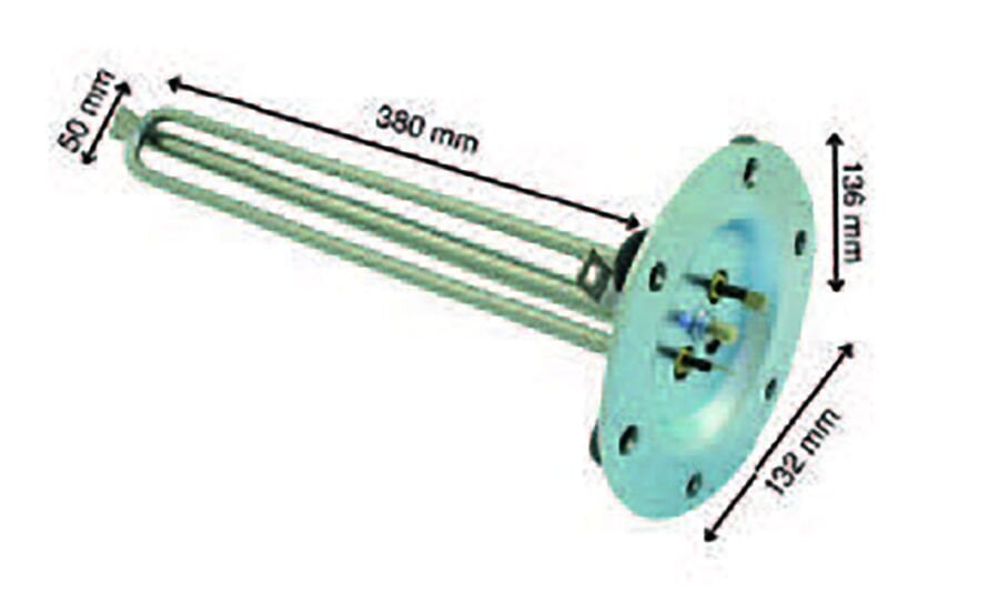 SRC Rezistans CR 110 250 Vestel Titanyum Termosifon Rezistansı 220 V 2000 Watt