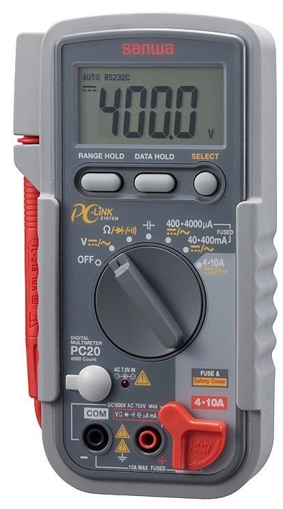Sanwa PC20 4000 Count Dijital Multimetre