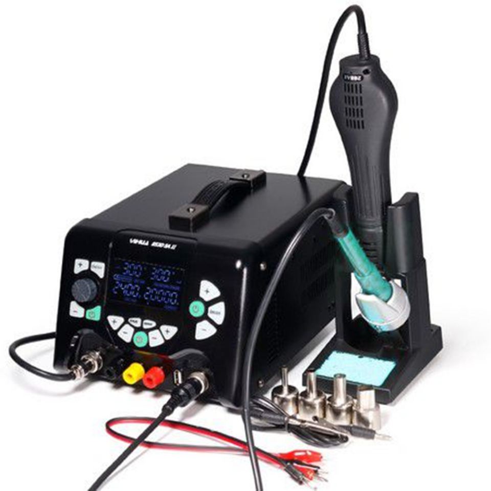 YIHUA 853D 5A-II Sıcak Hava Isı Tabancalı ve Havyalı Lehimleme Yenileme İstasyonu