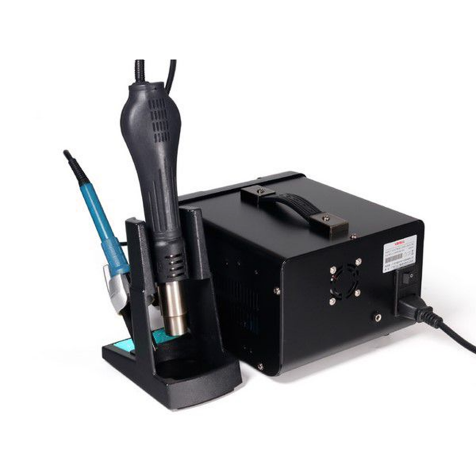 YIHUA 853D 5A-II Sıcak Hava Isı Tabancalı ve Havyalı Lehimleme Yenileme İstasyonu