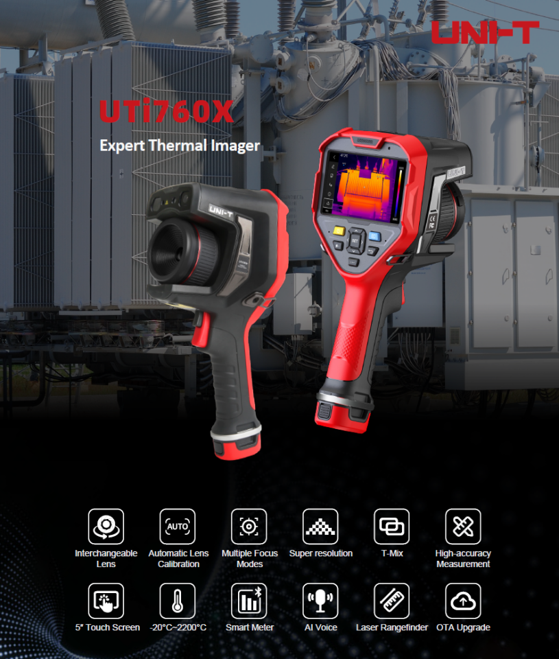Unit UTi760X 640x512 Profesyonel Gelişmiş Termal Kamera