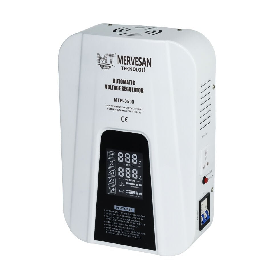 Mervesan MTR-3500 3500 VA 220 V Otomatik Voltaj Regülatör