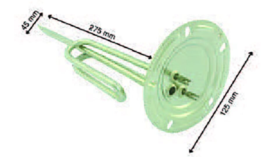 SRC Rezistans CR 110 255 Termosifon Rezistansı (5 Delikli) 220 V 2000 Watt