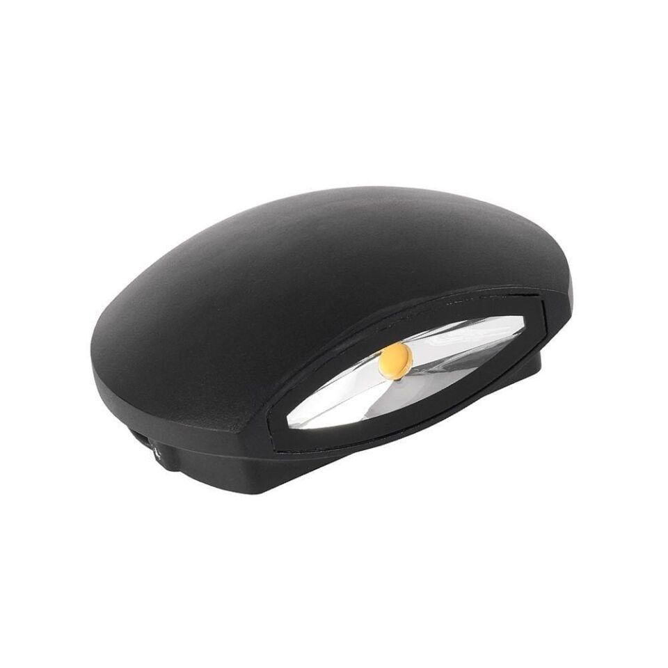ACK AH07-07901 6W 3000K Gün Işığı Siyah Dekoratif Led Aplik