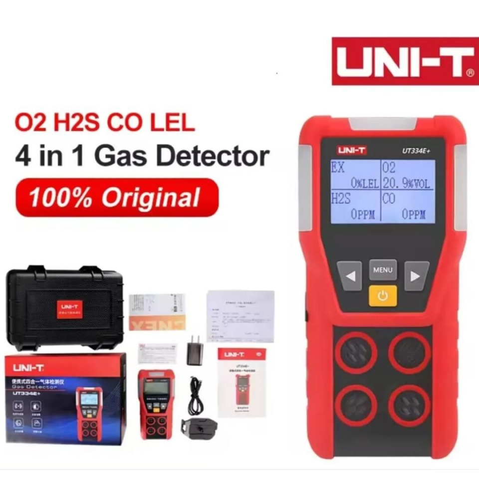 Unit UT-334E+ Taşınabilir 4'ü 1 Arada Gaz Dedektörü