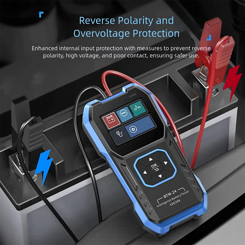 FNIRSI BTM-24  12V/24V Dijital Akü Test Cihazı
