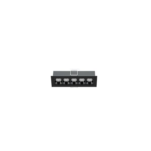 GOYA GY 8025-15 Siyah/Beyaz Kasa 10 Watt 19 cm Sıva Altı Lensli Lineer Armatür