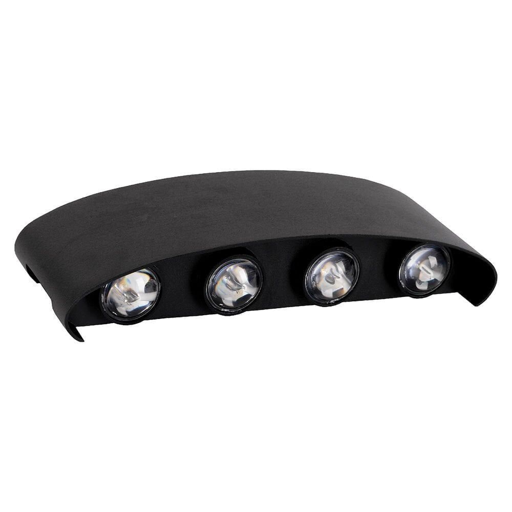 ACK AH07-07301 8W 3000K Gün Işığı Siyah Dekoratif Led Aplik